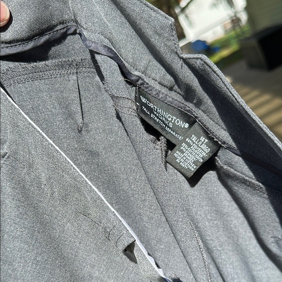 Worthington Women's Grey Business Suit Blazer Size 12 & Slacks Size 14P GUC - Picture 15 of 16